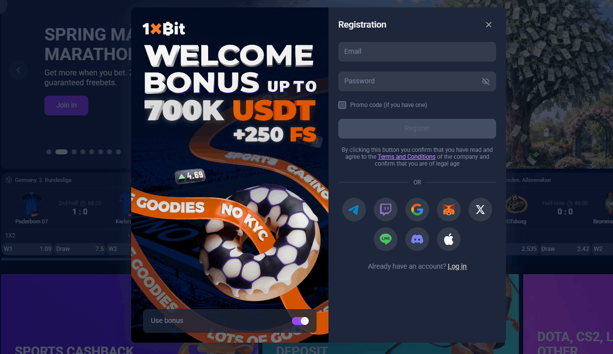 Cómo Registrarse en 1xBit Casino – Configuración de Cuenta Cripto Paso a Paso